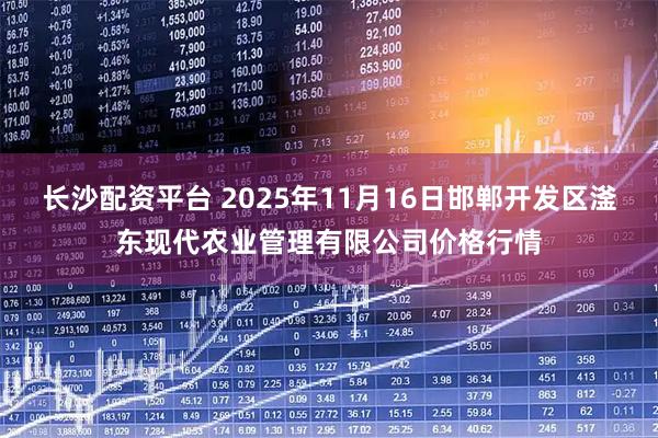 长沙配资平台 2025年11月16日邯郸开发区滏东现代农业管理有限公司价格行情