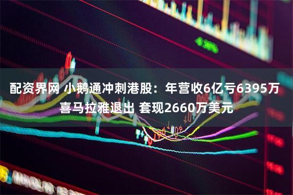配资界网 小鹅通冲刺港股:年营收6亿亏6395万 喜马拉雅退出 套现2660万美元